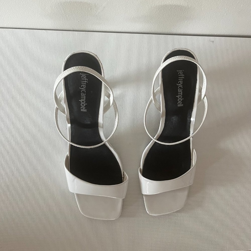 Jeffrey Campbell | Carine Sandal in White | Size 9.5 - Picture 5 of 12
